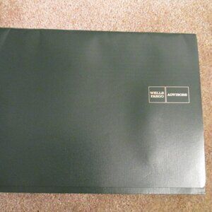 Wells Fargo Advisors Estate planning accordian folder